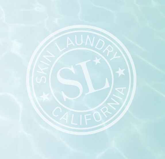 Skin Laundry laser facial spa brand icon design