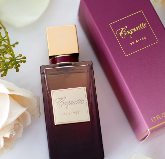 Alyse Parfums customized stock perfume packaging design