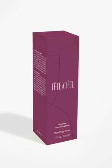 Tête Á Tête clean skincare brand vitamin C serum packaging design 